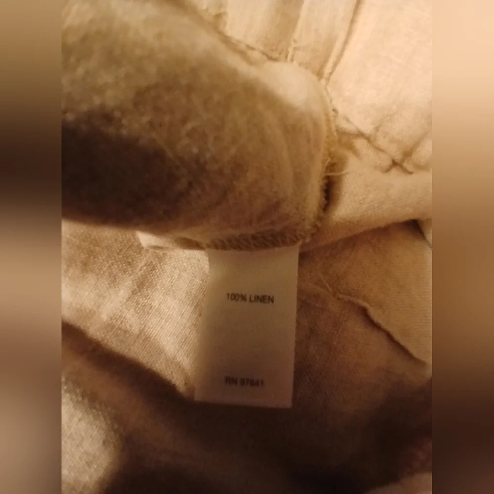 J. Jill Love Linen Pants Women Small Minimalist Granola Girl Office Wear - Picture 6 of 9